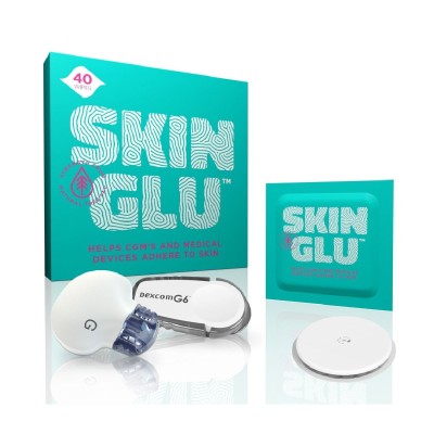 Skin Glu wipes zijn huidlijmdoekjes voor beter hechten van uw sensor pleister