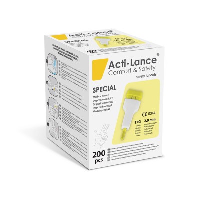 Acti-Lance safety lancets Special 17G (200 pcs)
