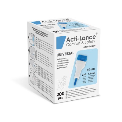 Acti-Lance safety lancets Universal 23G (200 pcs)