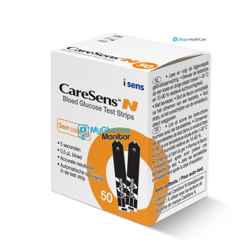 CareSens® N Glycémie de mesure du glucose (50 Bandelettes)