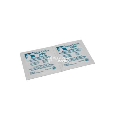 Skin-Tac-wipes-(skinglu-wipes)-for-glucose-sensors, infusionsets-and-patchpumps.