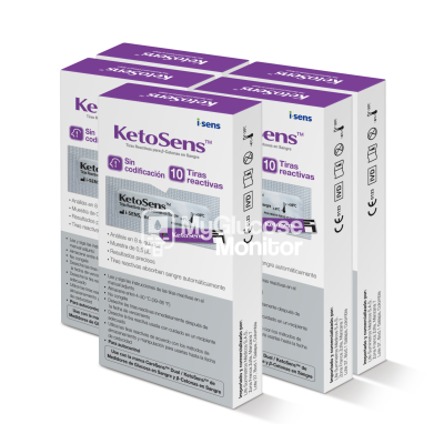 KetoSens bandelettes test Corps Cétoniques (10pces/Emballage) (50 pcs)