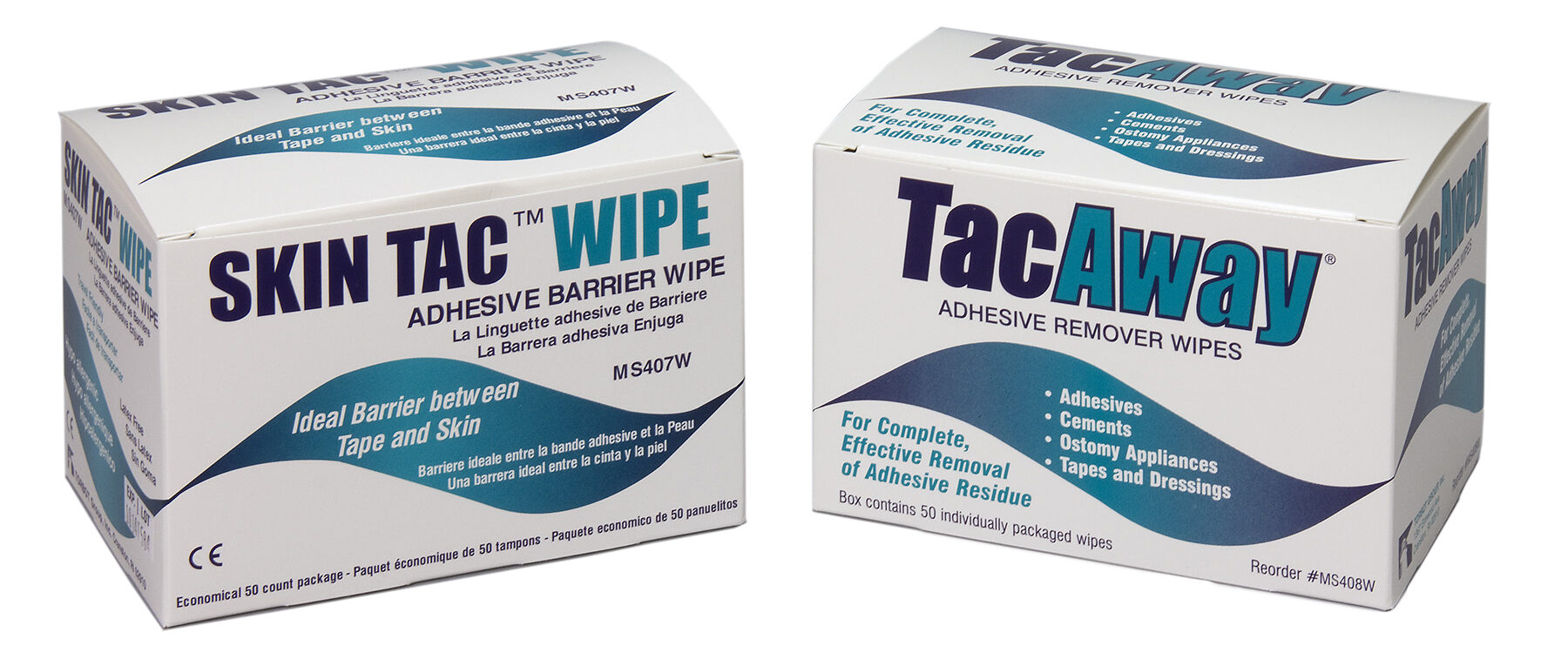 Skin Tac Wipes adhesive barrier wipe